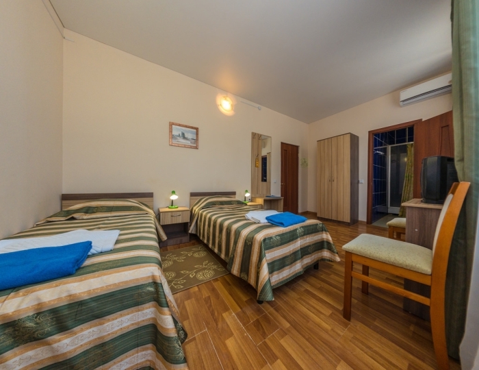 Стандарт двухместный без балкона (корпус 6) - Санаторий «Парус» Анапа